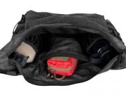 Taška EDC Helikon BUSHCRAFT SATCHEL Bag® - Nylon Polyester Blend (17 l), Black-Grey Melange