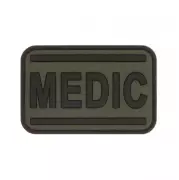 Nášivka gumová JTG Medic Rubber Patch, Forest