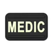 Nášivka gumová JTG Medic Rubber Patch, Glow