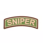 Nášivka gumová JTG Sniper Tab Rubber Patch, zelená