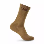 Ponožky 5.11 Duty Ready Basic Crew Socks, US Dark Coyote, 6 párů