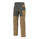 Kalhoty Helikon Hybrid Outback Pants DuraCanvas, Coyote/Taiga green Velikost L/Regular