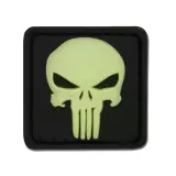 Nášivka gumová JTG Punisher Rubber Patch, Glow