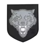 Nášivka JTG Wolf Shield Rubber Patch, šedá