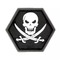 JTG Nášivka gumová JTG No Fear Pirate Rubber Patch