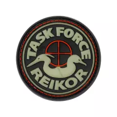 JTG Nášivka gumová JTG Task Force REIKOR Rubber Patch Glow in the Dark