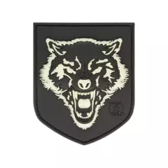 JTG Nášivka JTG Wolf Shield Rubber Patch, Glow