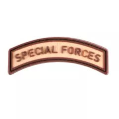 JTG Nášivka gumová JTG Special Forces Tab Rubber Patch, Desert