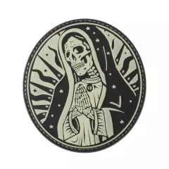 JTG Nášivka gumová JTG Santa Muerte Rubber Patch, Glow