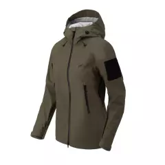 Dámská bunda Helikon SQUALL Hardshell Jacket - TorrentStretch, Taiga Green