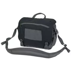 Taška přes rameno Helikon Urban Courier Bag Medium® - Cordura® (9,5 l), Black/Shadow Grey