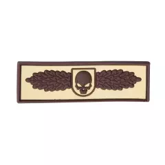 JTG Nášivka JTG SOF Skull badge, Desert