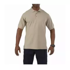 5.11 TACTICAL Polo tričko 5.11 Professional Short Sleeve Polo, Silver Tan