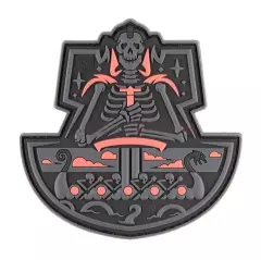 JTG Nášivka gumová JTG Ghost Ship Skull Rubber Patch, Blackops