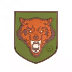 JTG Nášivka JTG Wolf Shield Rubber Patch, Multicolor