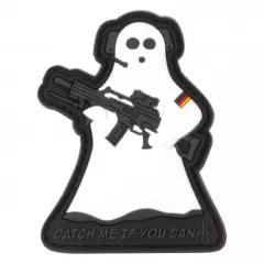 Nášivka gumová JTG Ghost Sniper Patch, SWAT