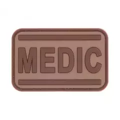 JTG Nášivka gumová JTG Medic Rubber Patch, Desert