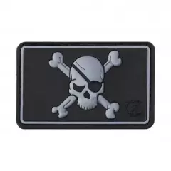 JTG Nášivka Patchzone 3D Pirate Skull, SWAT