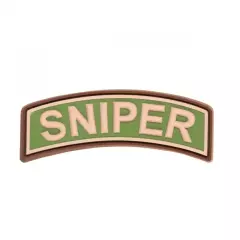 JTG Nášivka gumová JTG Sniper Tab Rubber Patch, zelená