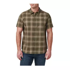 Košile 5.11 Wyatt Print S/S Shirt, Ranger Green Plaid