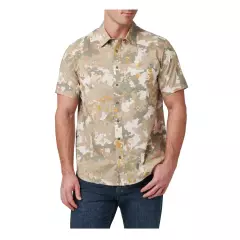 Košile 5.11 Wyatt Print S/S Shirt, Sand Dune Canopy Camo