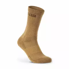 Ponožky 5.11 Duty Ready Basic Crew Socks, US Dark Coyote, 4 páry