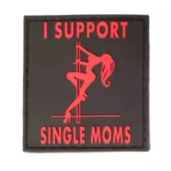 Nášivka JTG I Support Single Mums, Blackmedic