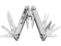 Multifunkční kleště Leatherman Free P2, stříbrné