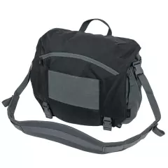 Taška přes rameno Helikon Urban Courier Bag Large® - Cordura® (16 l), Black/Shadow Grey