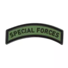 Nášivka gumová JTG Special Forces Tab Rubber Patch, Forest