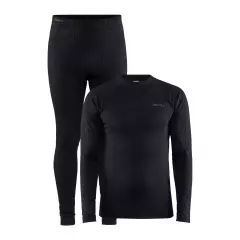 Funkční sada triko a spodky CRAFT CORE Warm Baselayer, černá